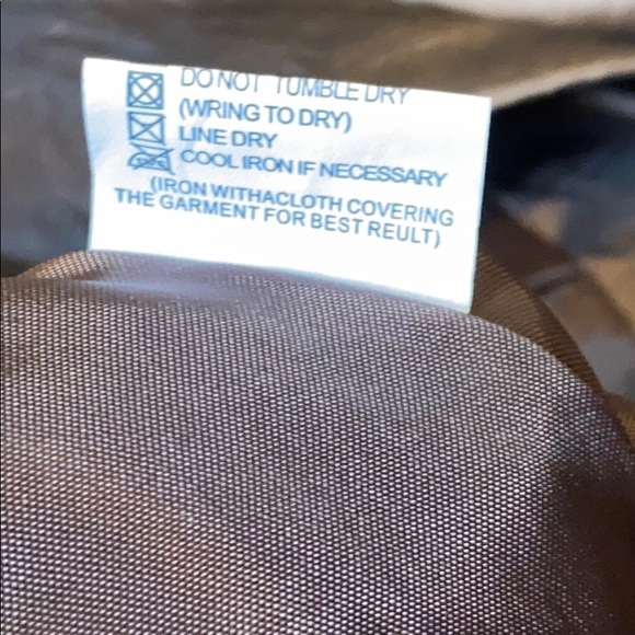 NWT STYLE VINTAGE BROWN LACE/SEQUINED MAXI SKIRT - Picture 12 of 12